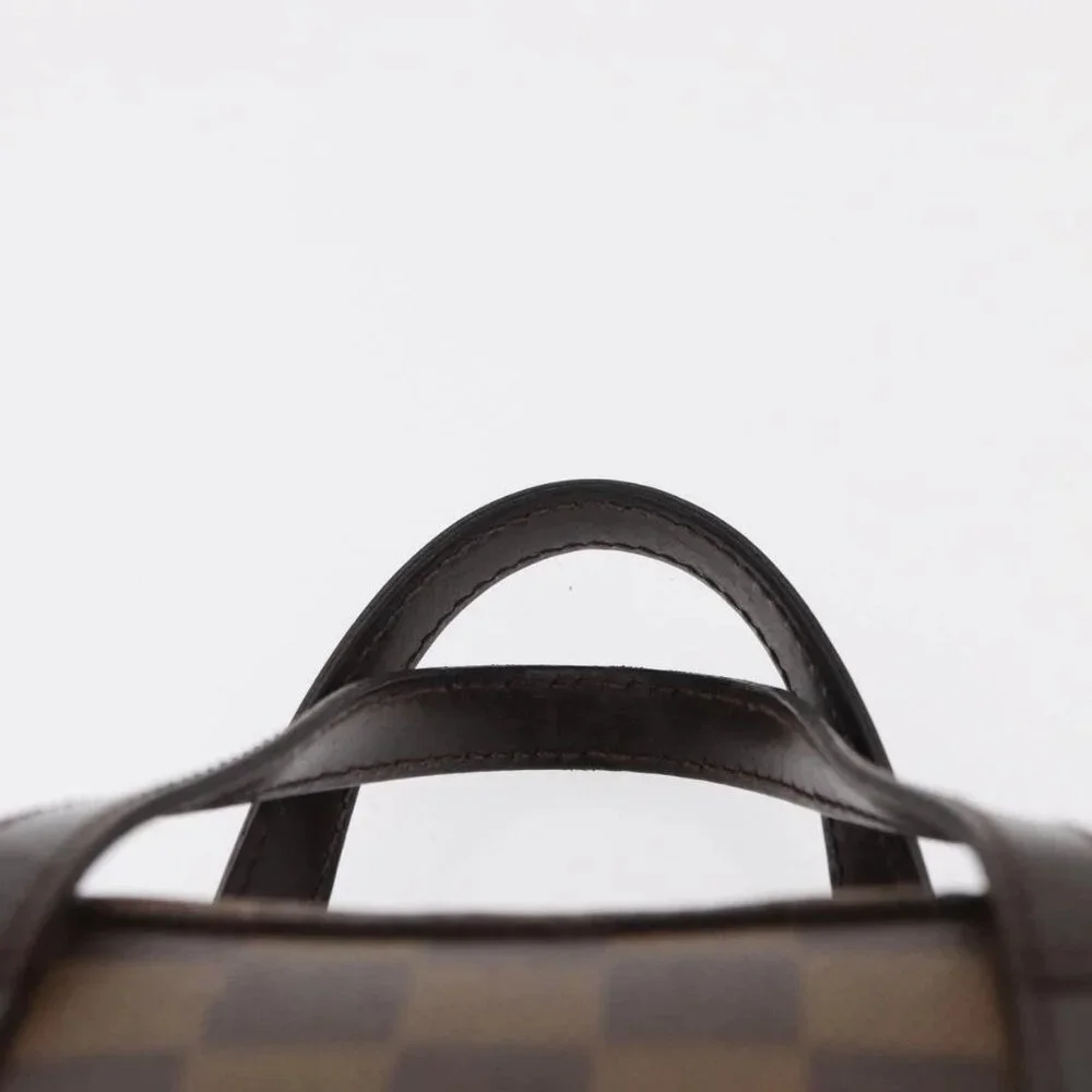 LOUIS VUITTON Damier Ebene Spontini Hand Bag SPO 2way M47500 LV Auth 155011
